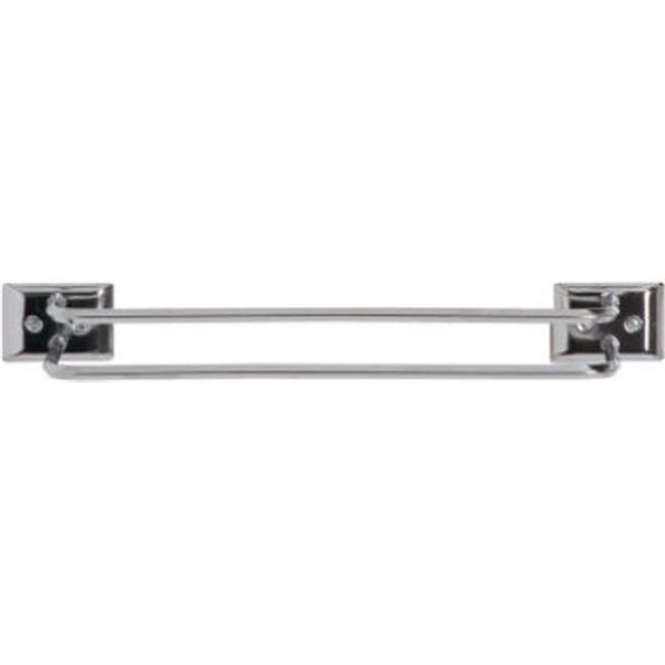 Decko Decko Bath Products 38220 12 In. Chrome Twin Towel Bar 801764